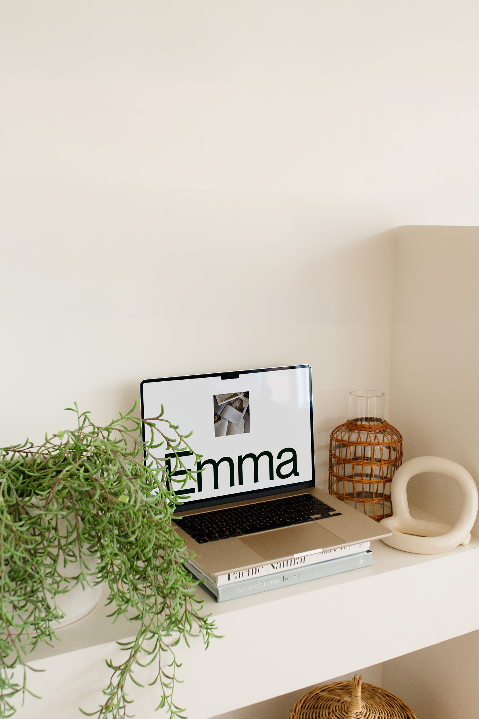 Notebook Emma Emma Laptop Mockup - 7 - Web Designer Library