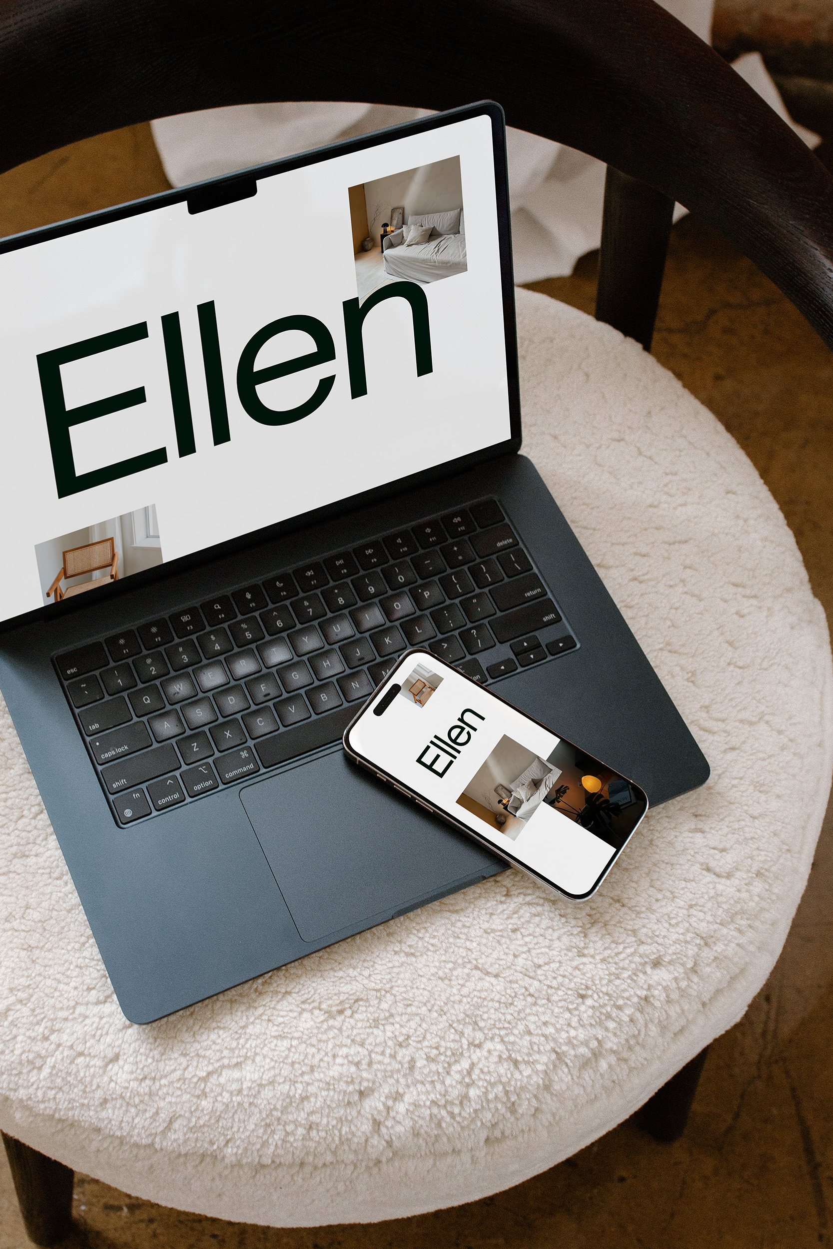Ellen Laptop and iPhone Mockup - 57 - Web Designer Library